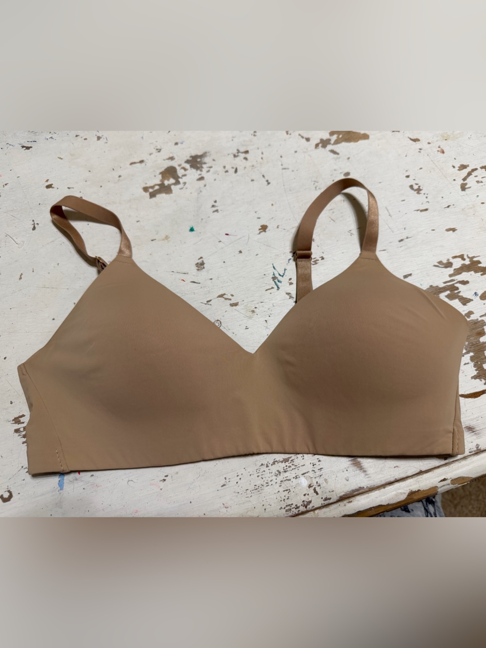 Third Love medium euc Nude smooth Seamless T-Shirt Bra medium comfort support